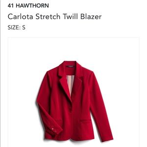 Stretch Twill Blazer